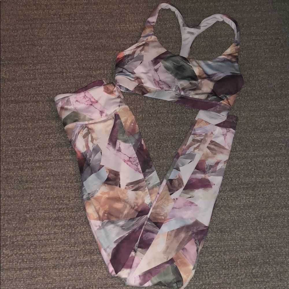 Forever 21 matching sports bra n leggings